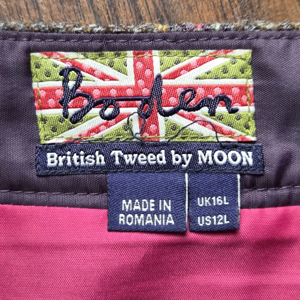 Boden | British Tweed by Moon Wool Kilt Skirt – US 12L / UK 16L - Picture 6 of 7